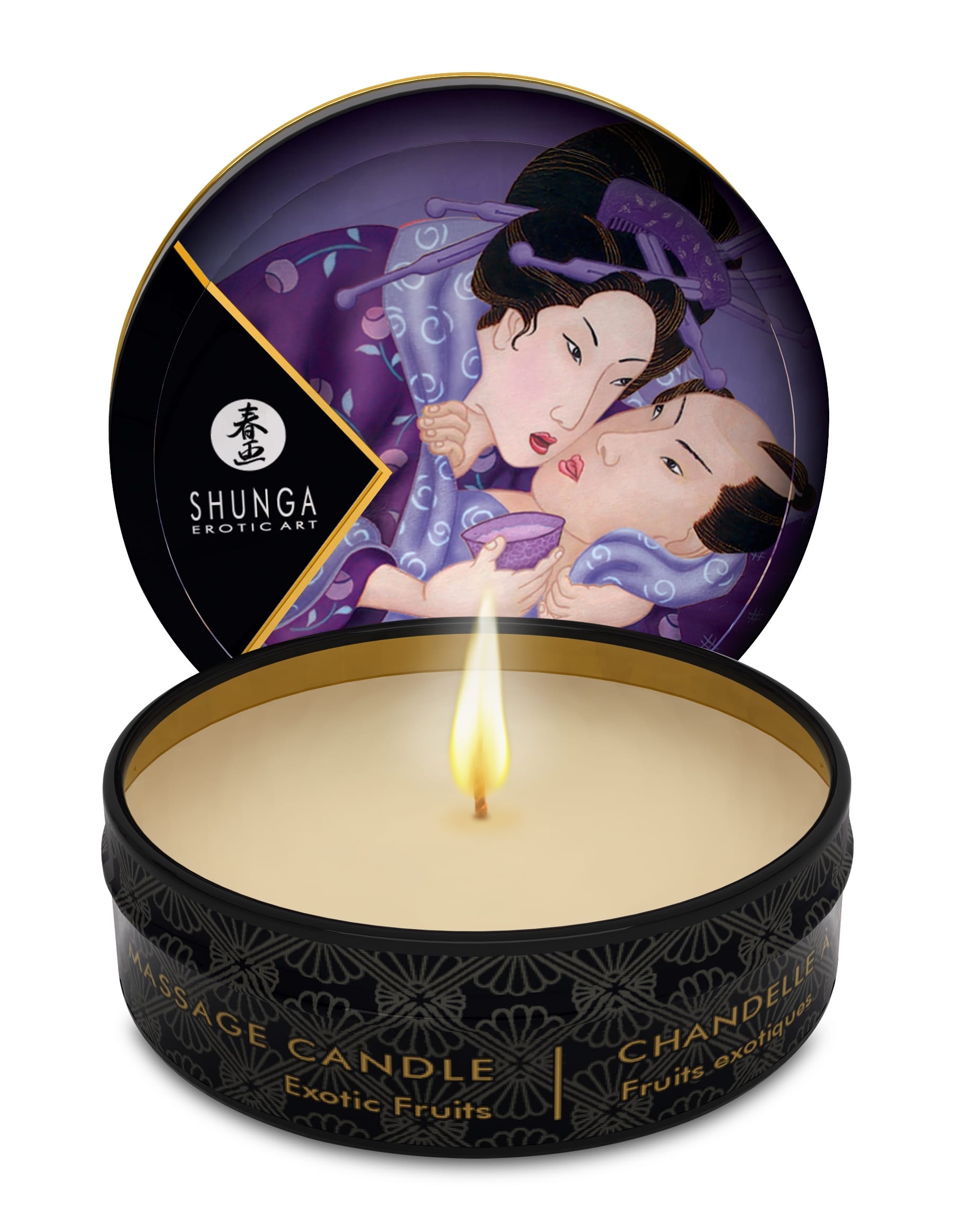 MINI MASSAGE CANDLE LIBIDO/ EXOTIC FRUITS 1 OZ