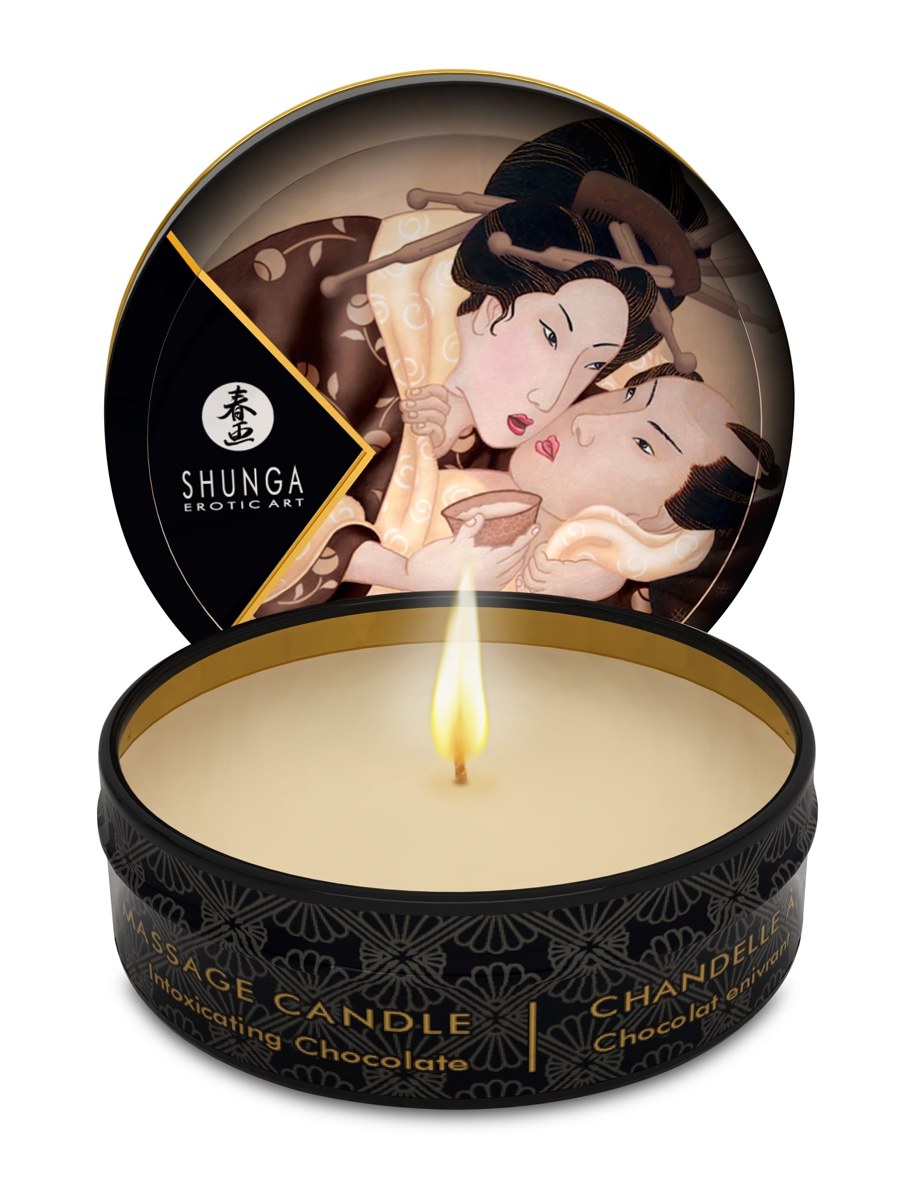 MINI MASSAGE CANDLE EXCITATION / INTOXICATING CHOCOLATE 1 OZ