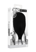 B&W SUBJUGATION MASK ALLOWS JUST A HINT OF LIGHT