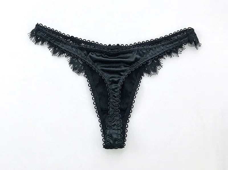 Lace Sexy Underwear Women Panties G String Hollow Out Romantic Transparent Thong Briefs Seamless Female Lingerie Size S-XL