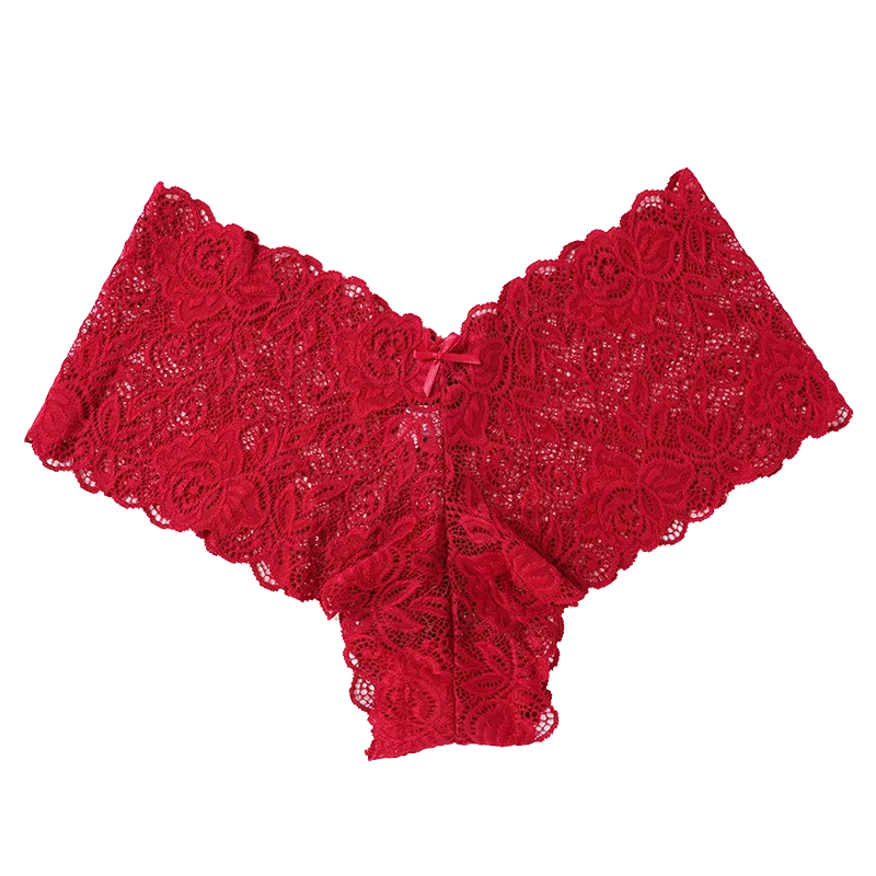 M-XXL Sexy Floral Lace Panties Women Briefs Low Waist Soft Lingerie Cost-Effective Comfortable Underwear Girls Intimate Panty