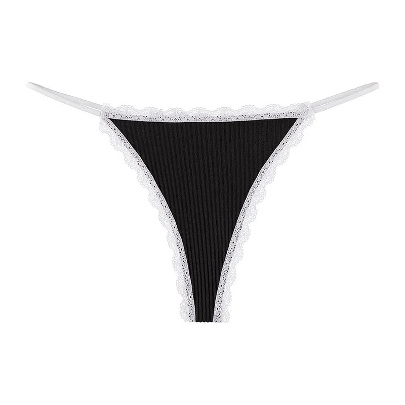 Lace Cotton Panties Sexy Women Briefs Underwear Thong Soft G String  Intimates Ladies Female Panty Lingerie