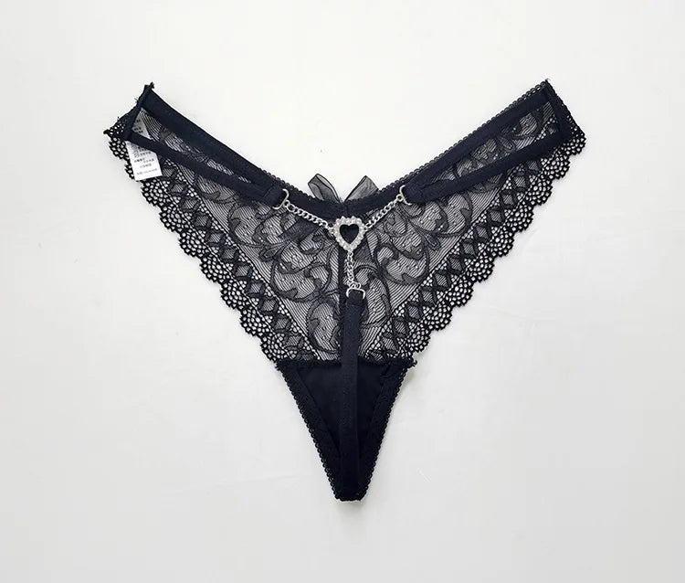 Hot Sexy Girls Thong Women Panties Letter Rhinestones G String Briefs Diamonds Erotic Underwear Low Waist Female Intimates