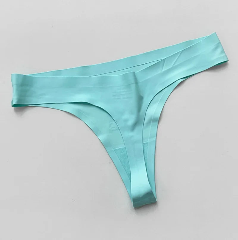 Seamless Sexy Thong Women Underwear Briefs Panties Dog Heart Banana Flower Low Rise Yoga G String Bikini Girls Female Panty