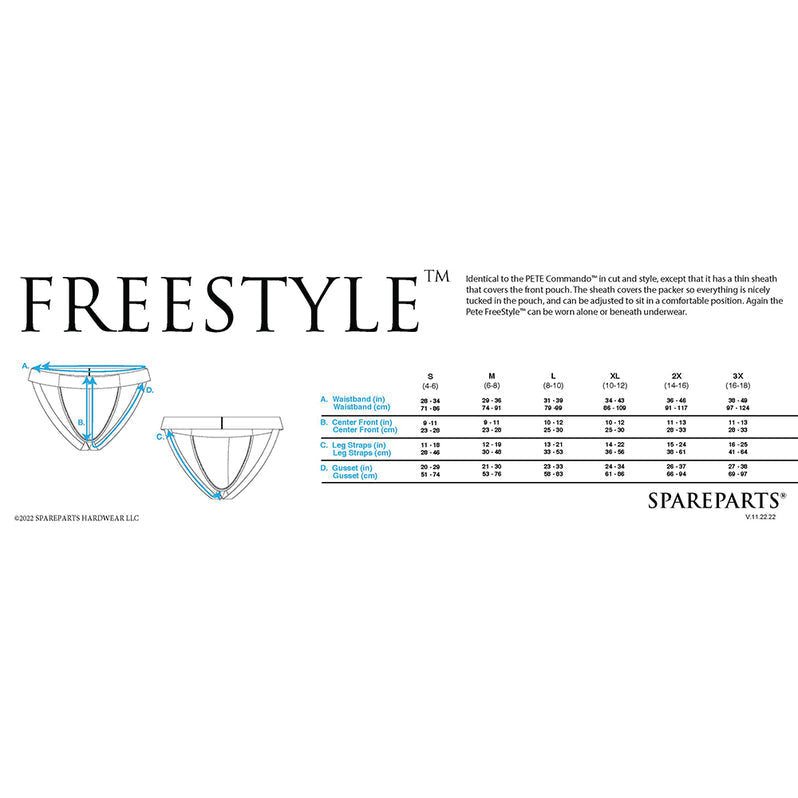 SpareParts Pete Freestyle Packing Underwear - 2X