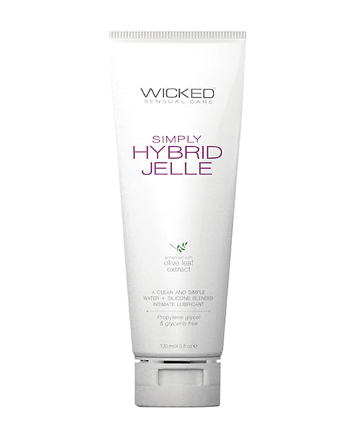 Wicked Sensual Care Simply Hybrid Jelle Lubricant - 4 oz