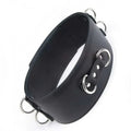 Premium Cowhide Leather Waist Bondage Belt Corset Style with D-Rings for Cuffs & Restraints