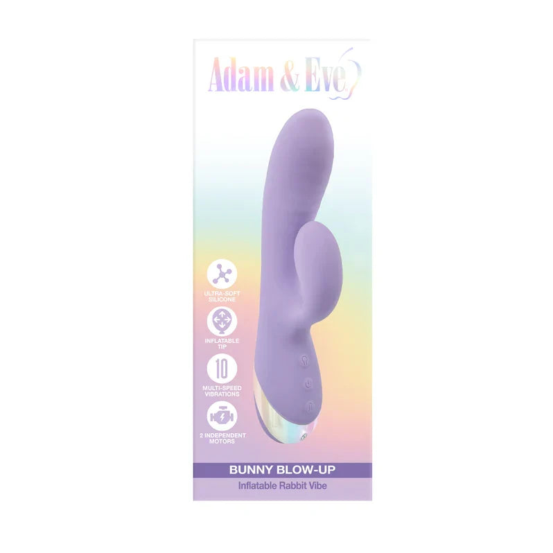 Adam & Eve Bunny Blow Up Inflatable Rabbit Vibrator