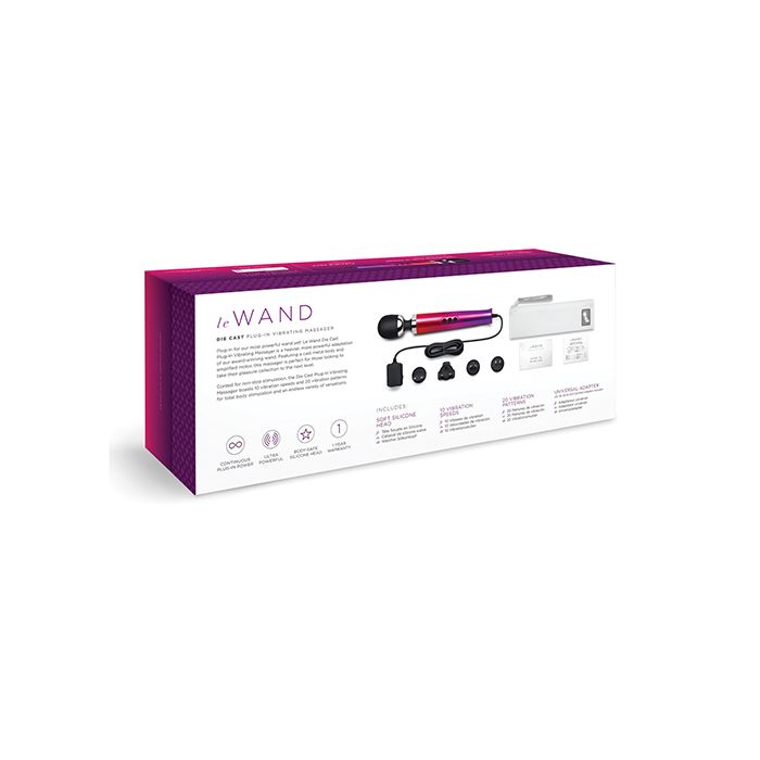 Le Wand Die Cast Plug-In Vibrating Massager Ombre