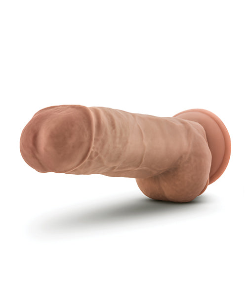 Blush Au Naturel 10" Big Boy Dildo with Balls Tan