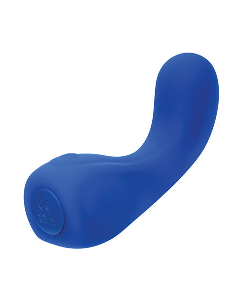 Cascade Curve Rechargeable Vibrator - Blue