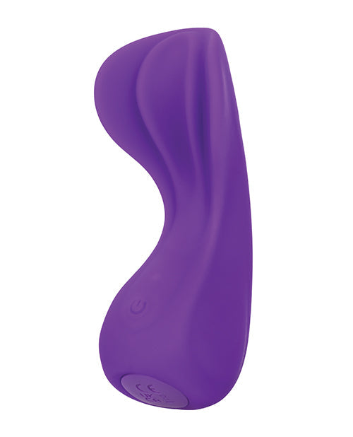 Cascade Wave Rechargeable Vibrator - Purple