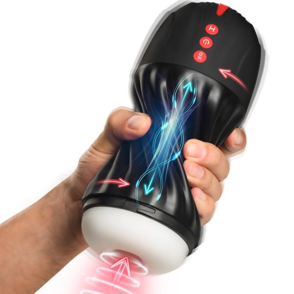 JOCK Rechargeable Sucking & Vibrating Masturbator