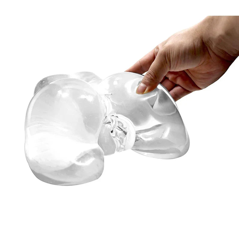 Adam & Eve Peek-A-Booty Crystal Clear Masturbator