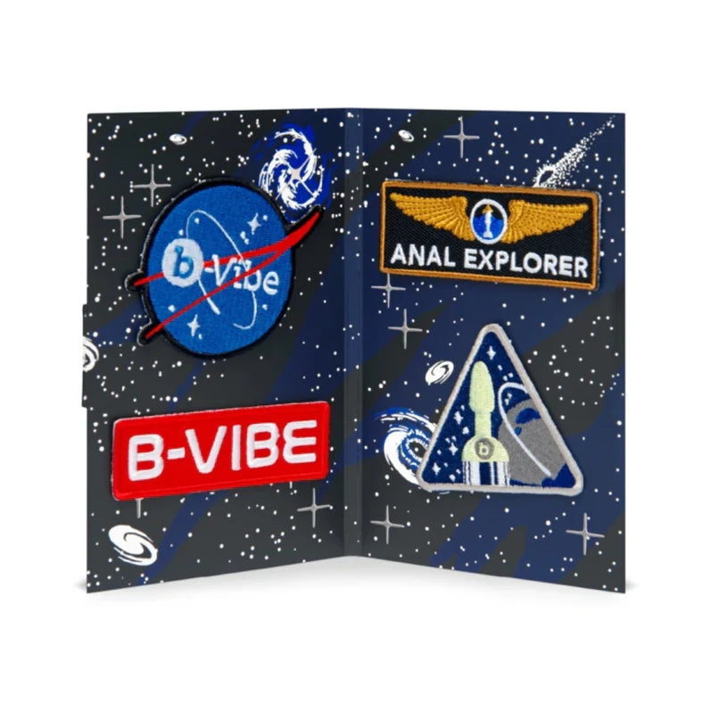 b-Vibe Limited Edition Asstronaut Glow-in-the-Dark Butt Play Set