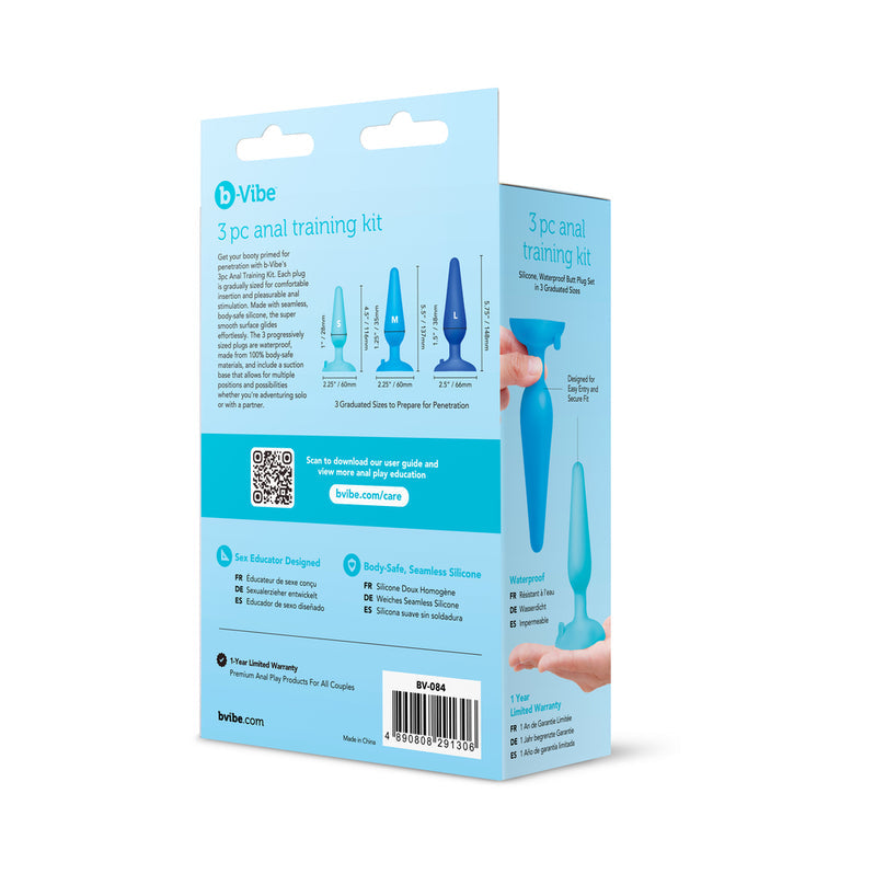 b-Vibe 3-Piece Anal Plug Training Kit