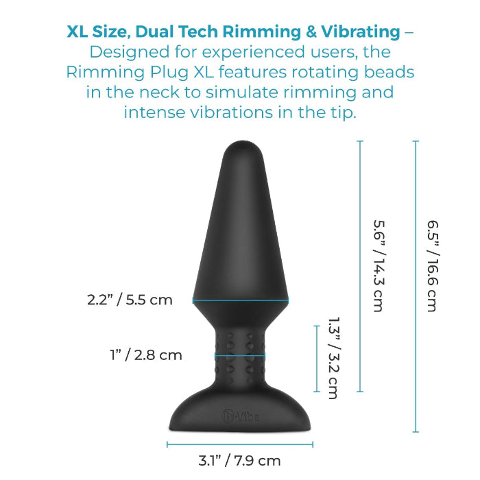 b-Vibe Rimming Plug XL