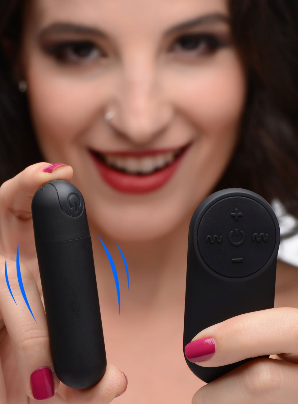 Bang! Remote Control Vibrating Bullet Black