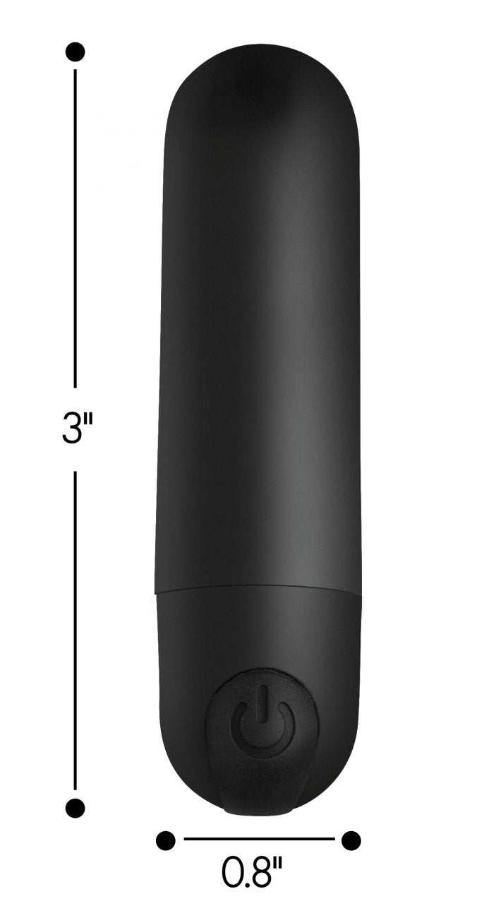 Bang! Remote Control Vibrating Bullet Black
