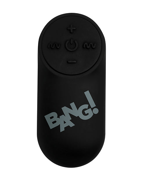 Bang! Remote Control Vibrating Bullet Black
