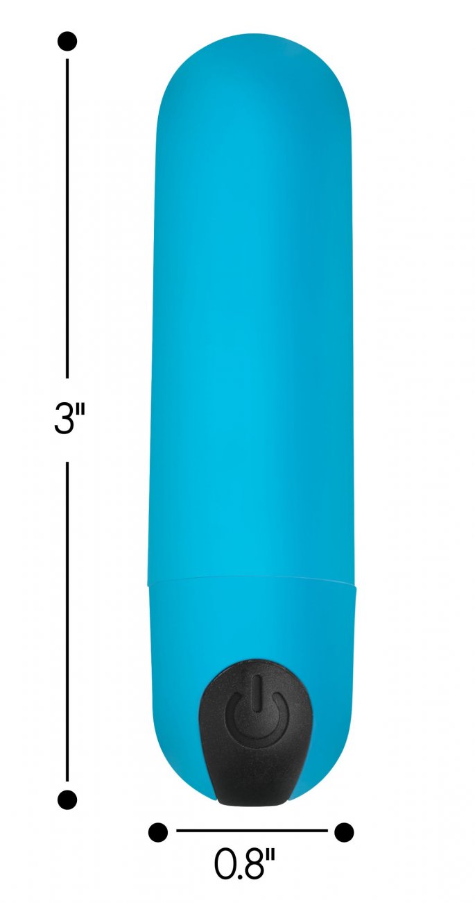 Bang! Remote Control Vibrating Bullet Blue
