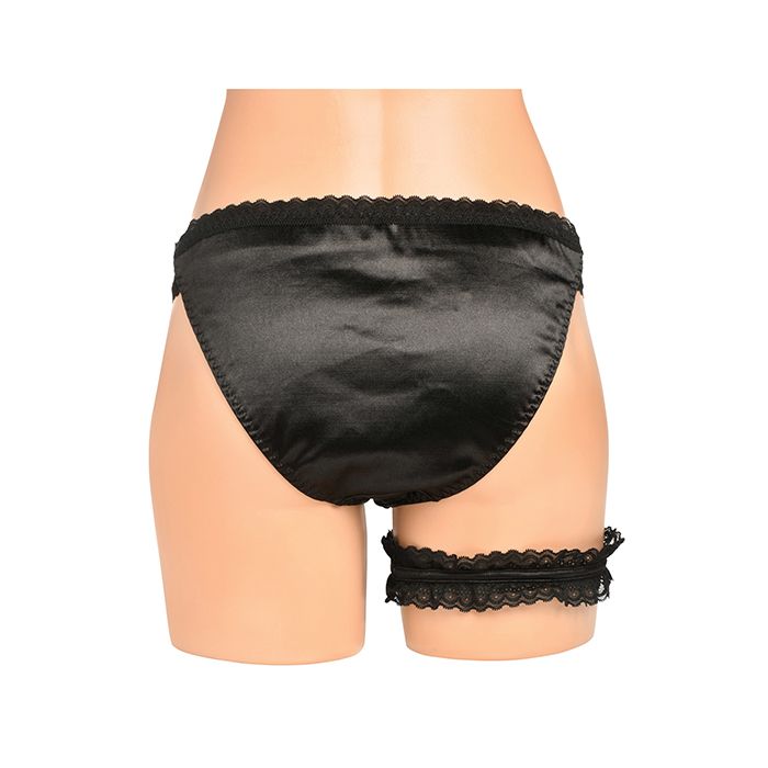 Bedroom Bliss Jolie Strap-On Panty Harness & Garter