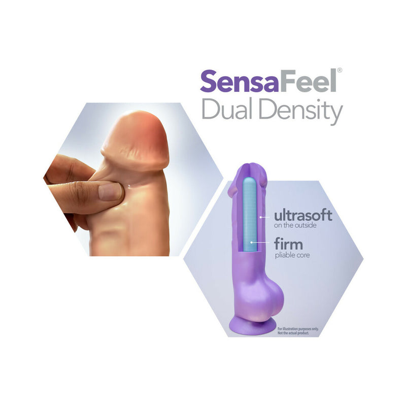 Blush Au Naturel Daddy 14" Posable Dildo with Balls