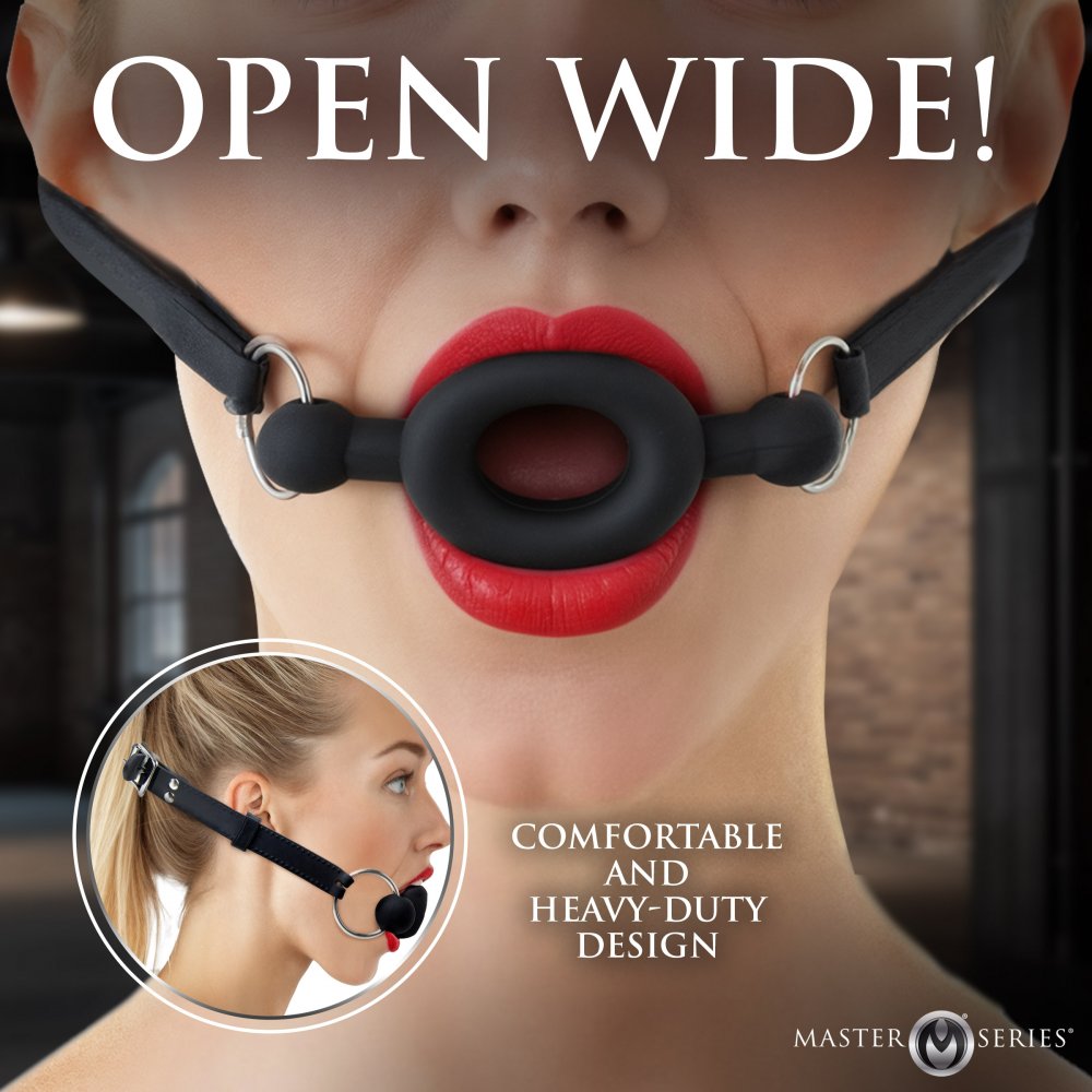 Master Series Forced Silicone Feeding Gag