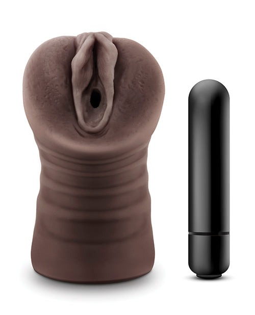Blush Hot Chocolate Brianna Realistic Stroker - Chocolate