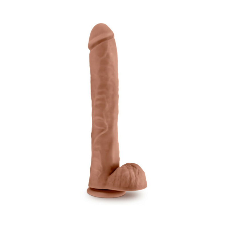 Blush Au Naturel Daddy 14" Posable Dildo with Balls