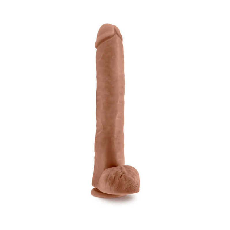 Blush Au Naturel Daddy 14" Posable Dildo with Balls