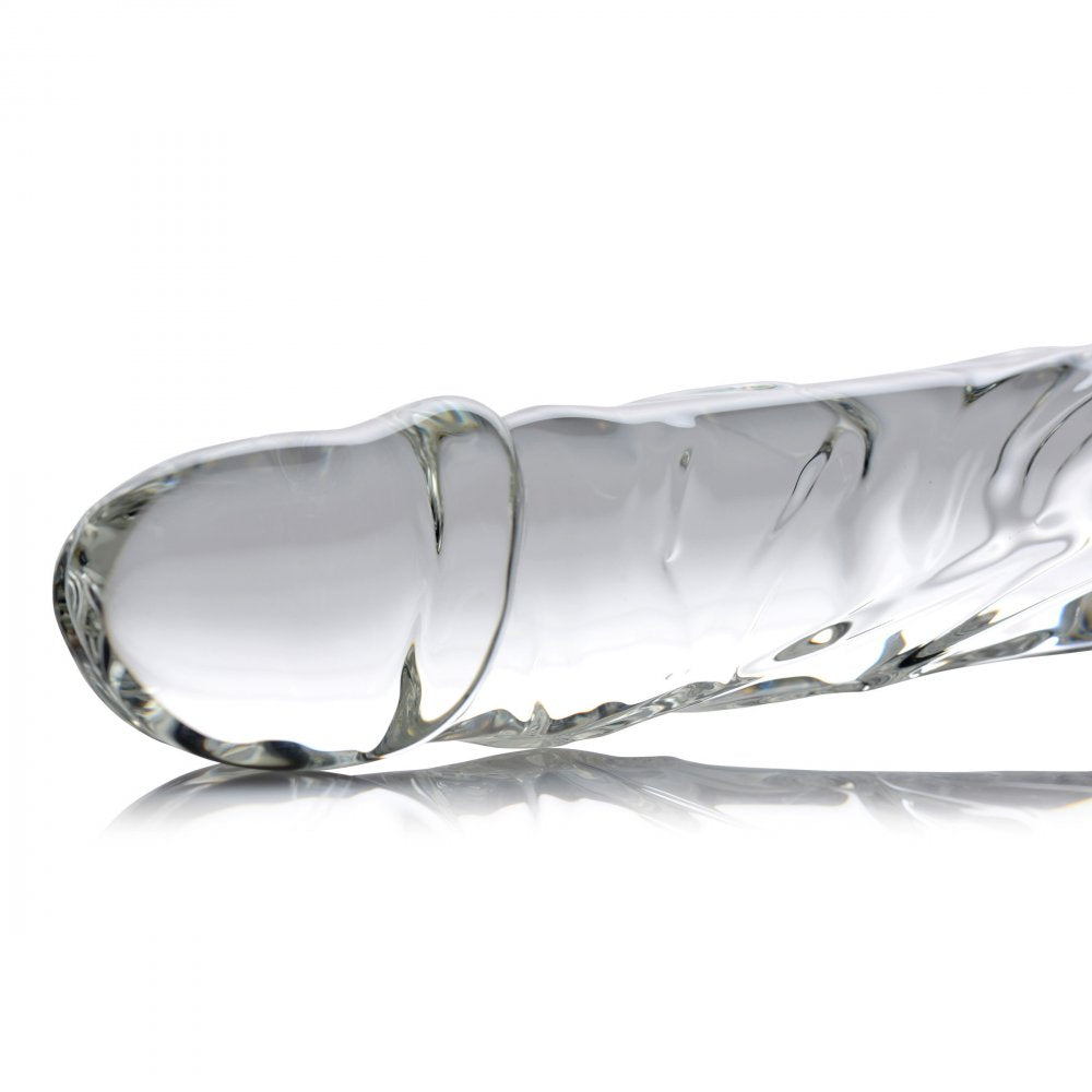 Master Series Brutus Glass Dildo Thruster