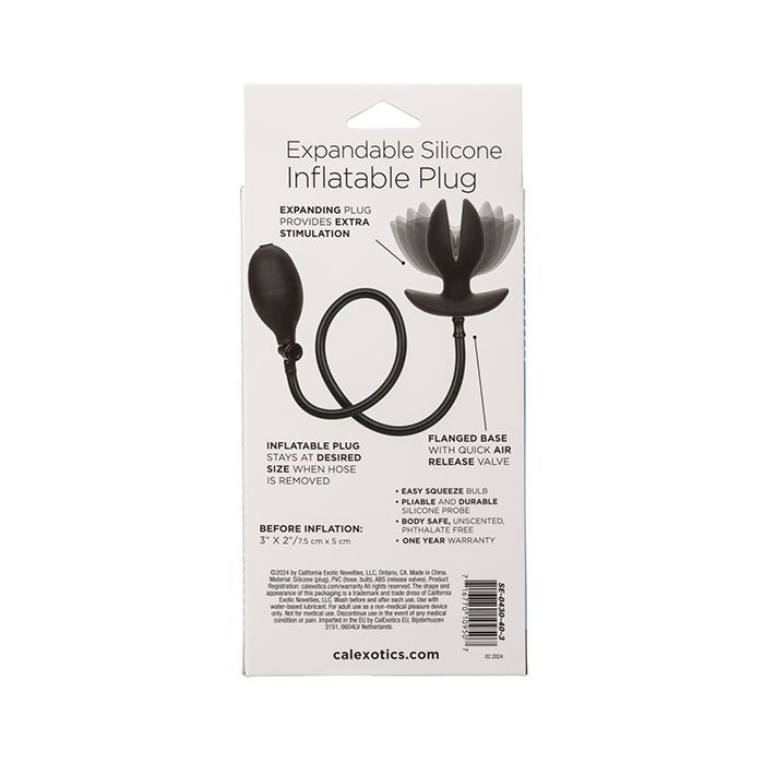 Expandable Silicone Inflatable Anal Plug
