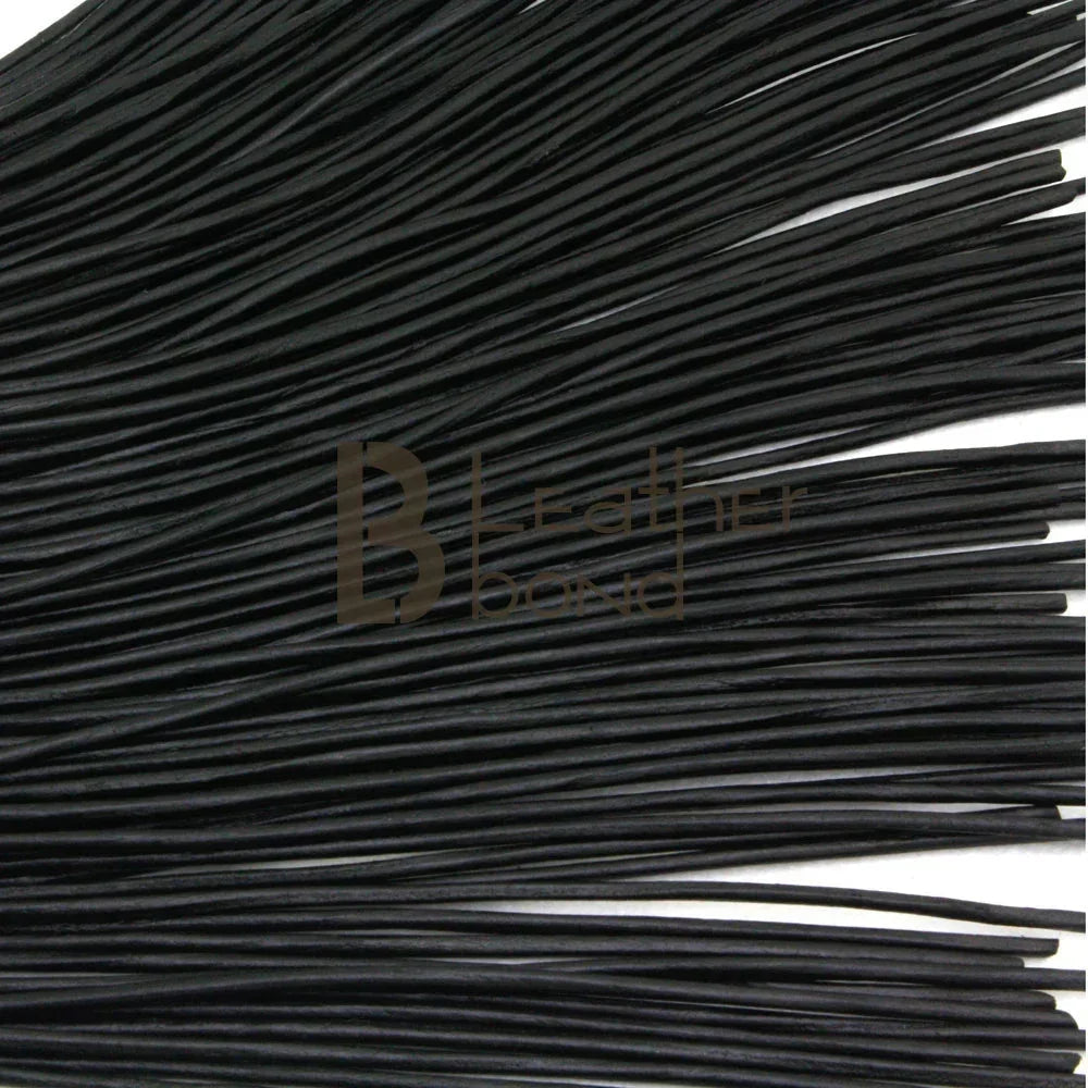 Real Genuine Cow Hide Leather Lace Flogger-100 Falls Black Heavy & Stingy Whip
