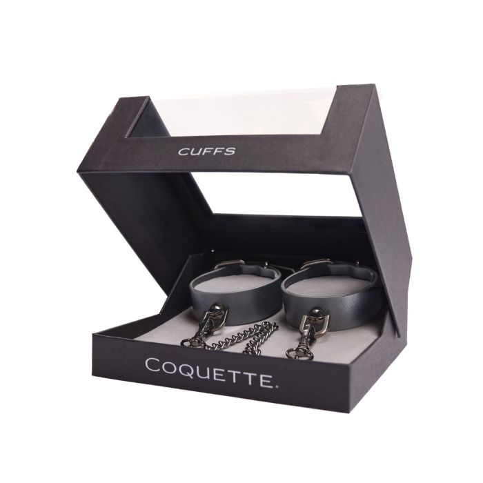 Coquette Pleasure Gunmetal Glam Wrist Cuffs