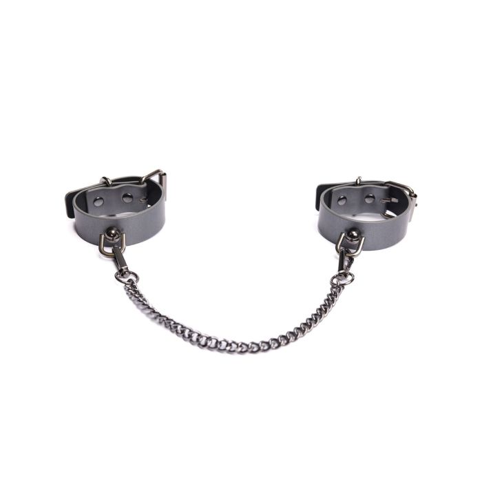 Coquette Pleasure Gunmetal Glam Wrist Cuffs