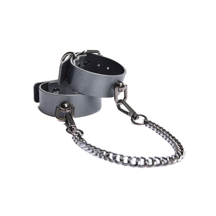 Coquette Pleasure Gunmetal Glam Wrist Cuffs