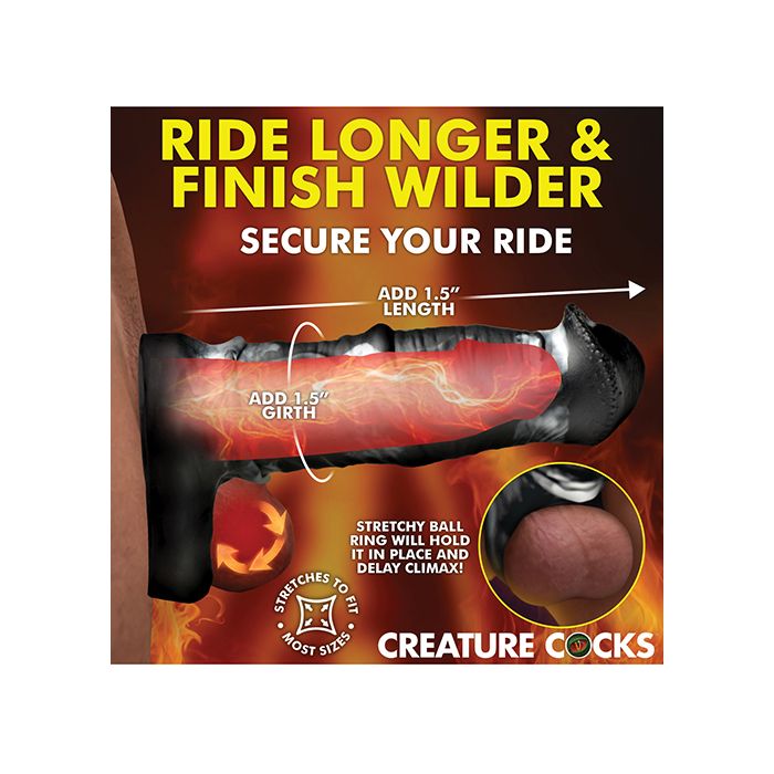 Creature Cocks Stallion 1.5" Silicone Penis Extension