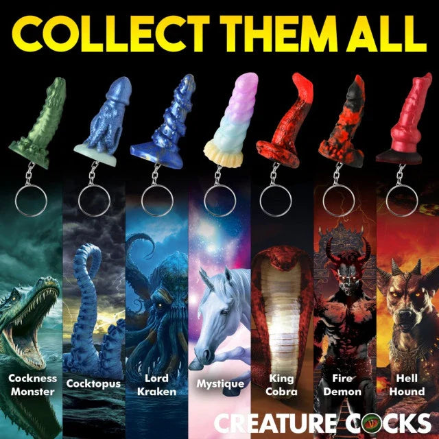 Creature Cocks Lord Kraken Silicone Keychain