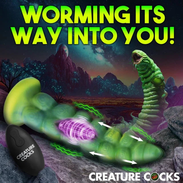 Creature Cocks Squirmer Thrusting & Vibrating Dildo