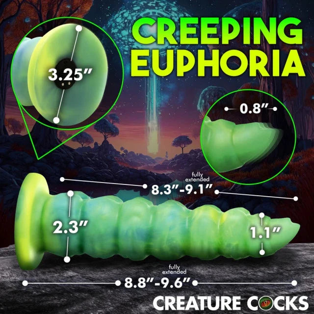 Creature Cocks Squirmer Thrusting & Vibrating Dildo