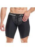 Cruze Lace-Up Neoprene Tackle Shorts Fetish Sport Shorts for Men