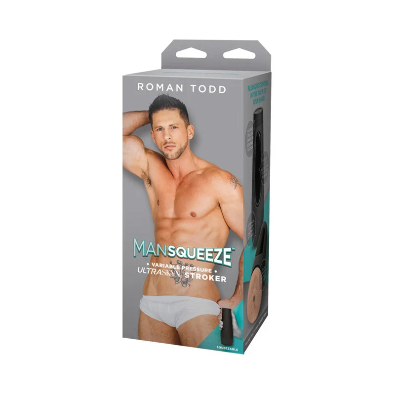 Man Squeeze Roman Todd Ass Stroker