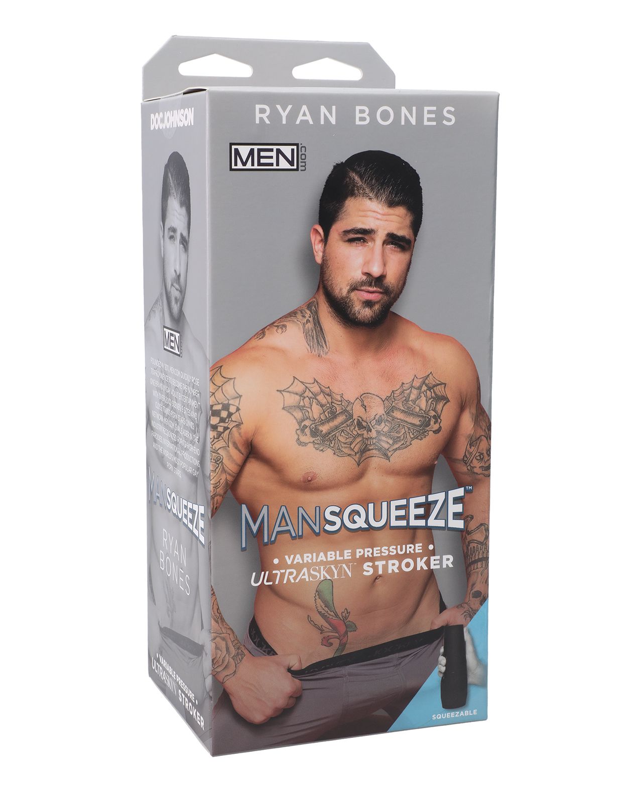 Man Squeeze Ryan Bones Ass Stroker