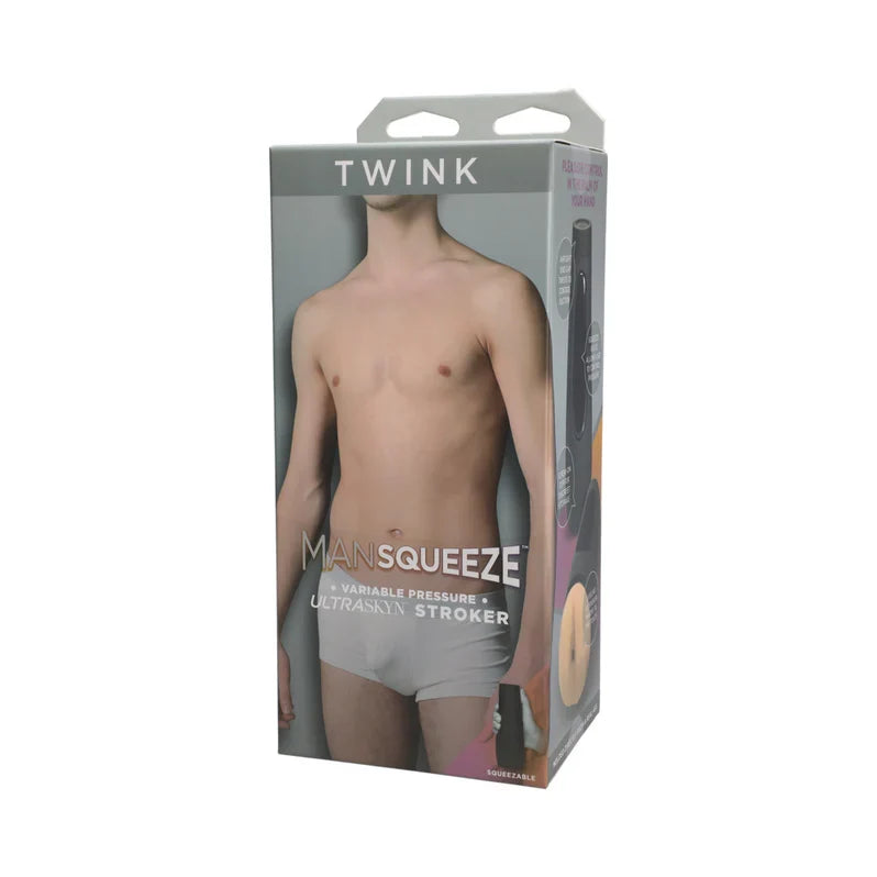 Man Squeeze Twink Ass Stroker
