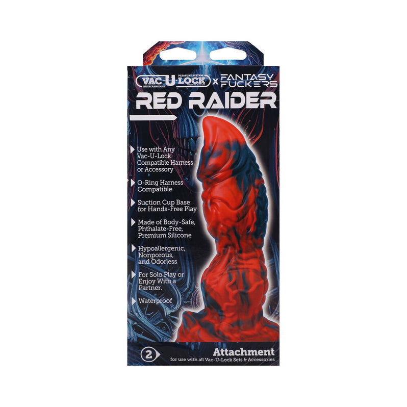 Vac-U-Lock x Fantasy Fuckers Red Raider Dildo