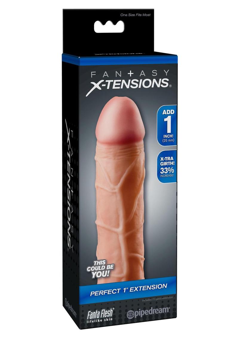 Fantasy X-Tensions Perfect 1 Inch Penis Extension Sleeve