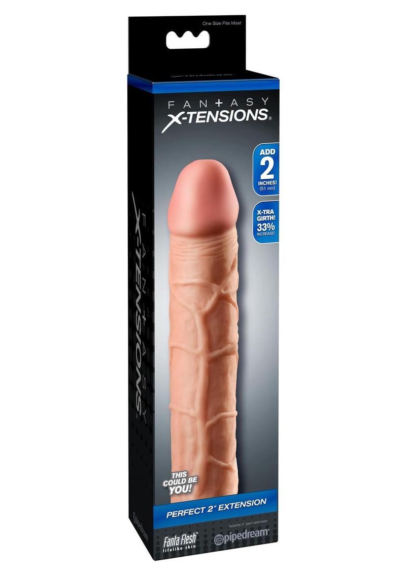 Fantasy X-Tensions Perfect 2in Extension Sleeve Adds Length-Girth