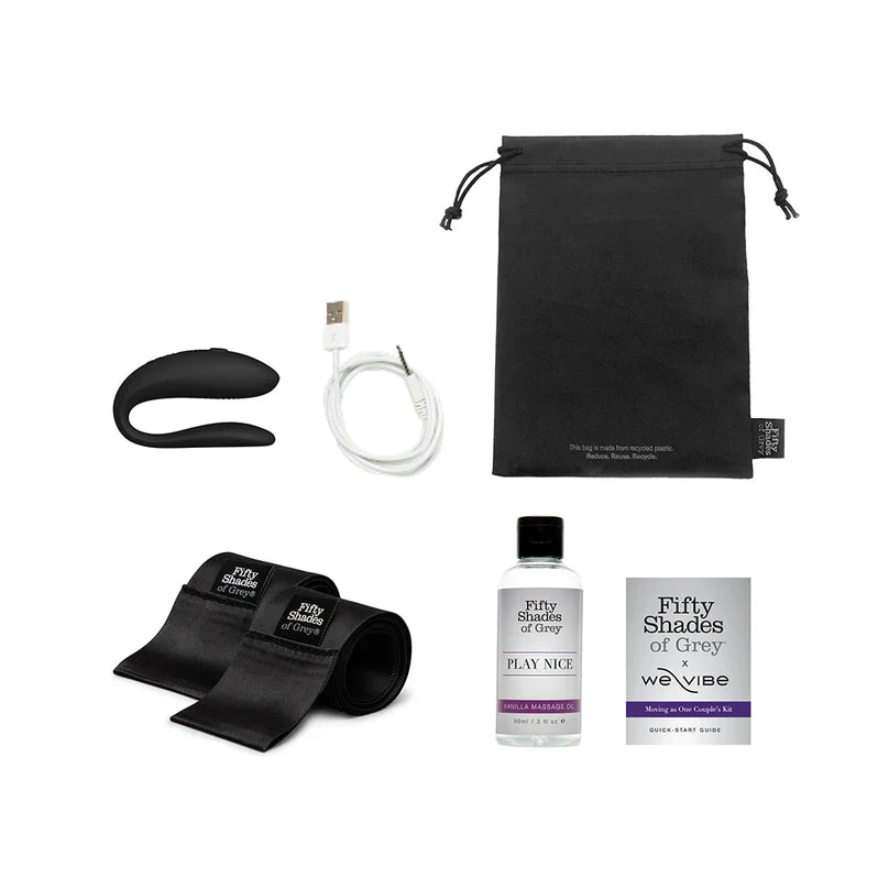 Fifty Shades of Grey x We-Vibe Moving As One Couple's Kit