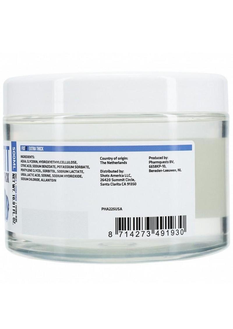 Fist It Extra Thick Water Based Lubricant